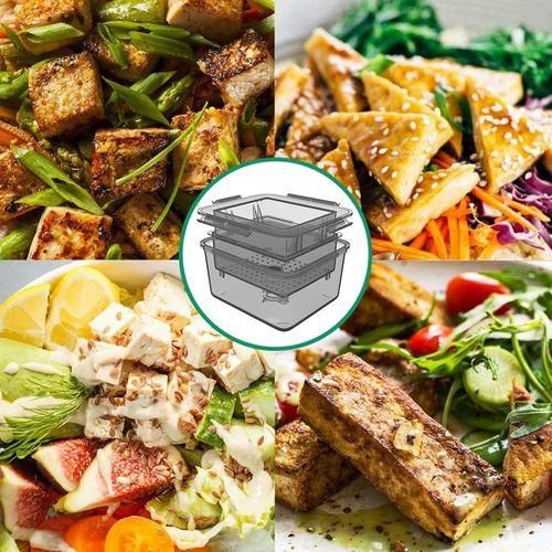 Tofu Press 3Layer Tofu Press Builtin Drainage Water