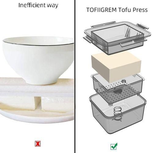 Tofu Press 3Layer Tofu Press Builtin Drainage Water