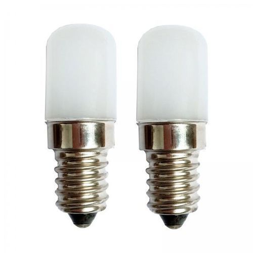 2 X 2x Small Light Bulb E14 Sturdy Parts Cold White Light