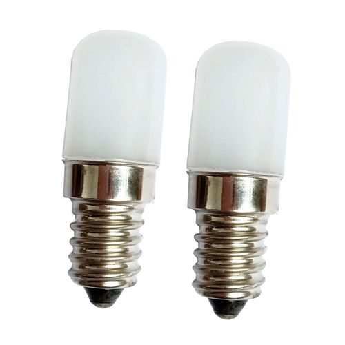 2 X 2x Small Light Bulb E14 Sturdy Parts Cold White Light