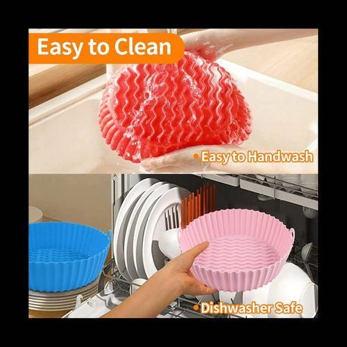 Fryer Silicone Pot, 7.5 Inch Air Fryer Basket, Air Fryer Acc