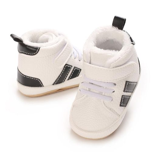 Baby High Top Casual Sneakers Shoes Newborn Soft Rubber Sole Anti Slip Walking Shoes