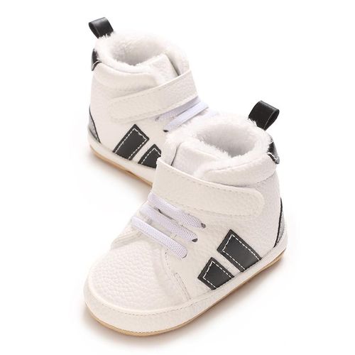 Baby High Top Casual Sneakers Shoes Newborn Soft Rubber Sole Anti Slip Walking Shoes