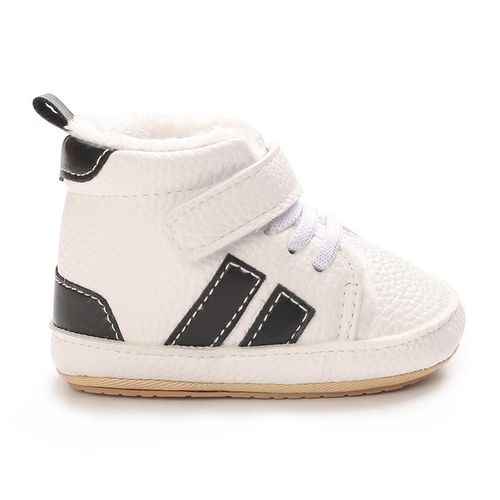 Baby High Top Casual Sneakers Shoes Newborn Soft Rubber Sole Anti Slip Walking Shoes