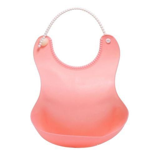 Baby Infant Toddler Waterproof Silicone Bib Infants Feeding Lunch Rollup Apron