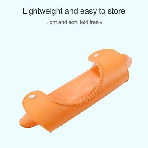 Baby Infant Toddler Waterproof Silicone Bib Infants Feeding Lunch Rollup Apron