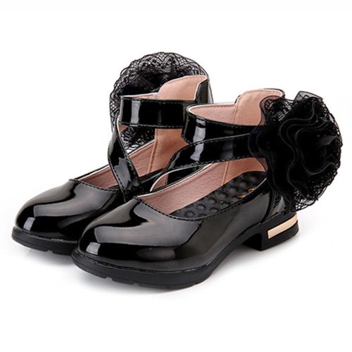 Children Kids Girl Princess Shoes PU Leather Anti-slip Breathable for Party Dancin