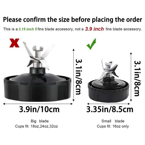 5 Fins Blender good for Blender QB3000, QB3000SSW-30, QB300