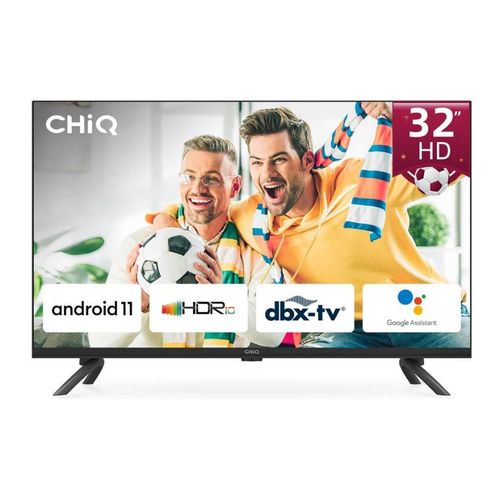 Chiq 32 Inch HDR LED Smart Android Tv - Black [3Yrs Wrnty]