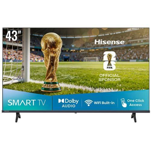 Hisense 43 Inch UHD 4K VIDAA Smart Free To Air Tv 43A6KS - Black