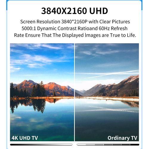 Hikers 55'' Inch Frameless Android Smart 4K LED TV - Black