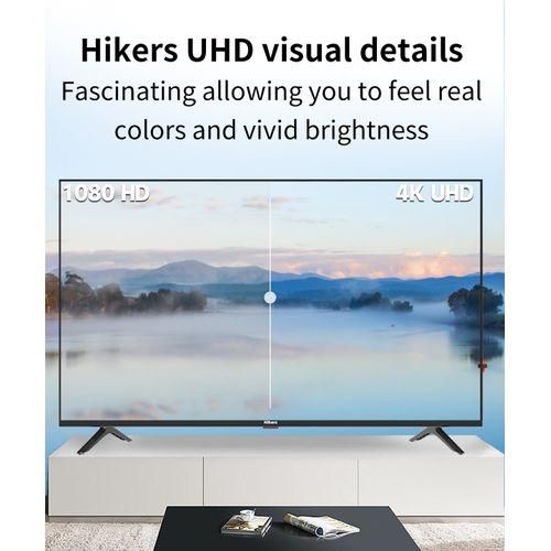 Hikers 55'' Inch Frameless Android Smart 4K LED TV - Black