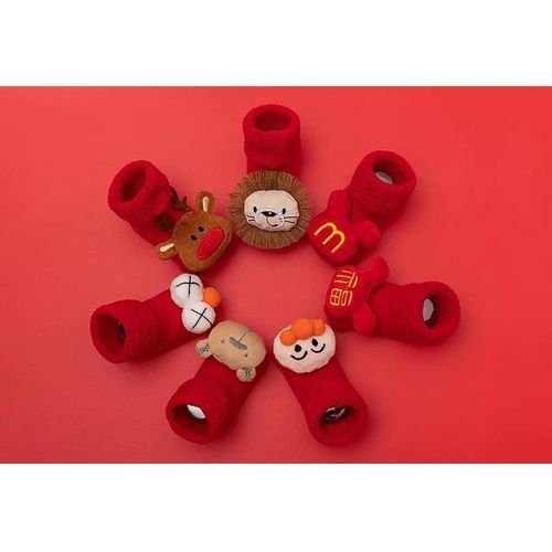 Christmas Newborns Kids Children's Socks for Girls Boys Non-slip Print Cotton Toddler Baby Socks Infant Short Socks Clothing