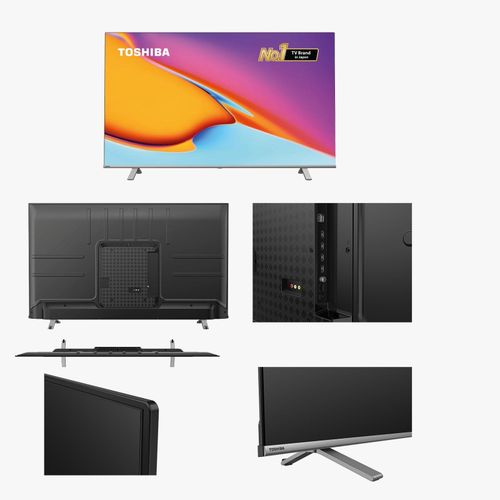 Toshiba 43 Inch Full HD Frameless Digital TV 43S25KW - Black(3 YRS WRTY)