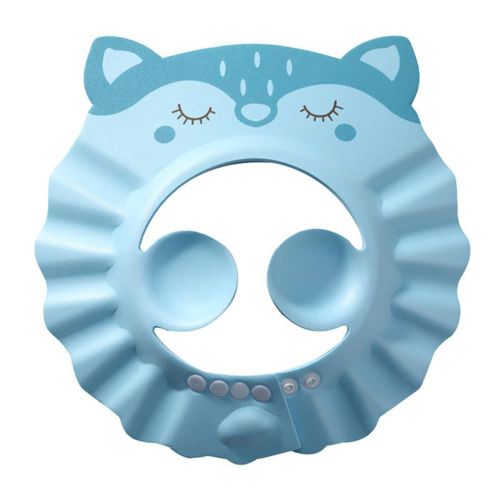 Baby Shower Cap Adjustable Bath Visor with Ear Cap Protect Eyes Ears and Nose