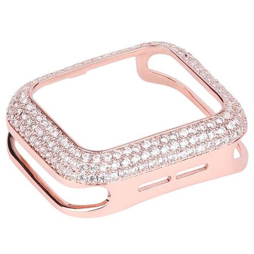 Suitable For Watch Iwatch4/5/6 Generation Metal Full Diamond Applewatch3 Metal Diamond Protective Fran-25k