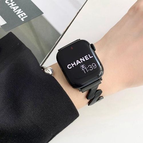 Luxury Matte Waves Strap For Watch Ultra 49mm Iwatch Series 6 7 8 Se 4 5 38/40/41mm 42/44/45mm Metal Steel Band Bracelet