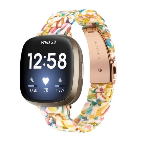 New Resin Wristband For Fitbit Versa 3/4 Smartwatch Band Bracelet Sense 2 Strap Watchband Versa4 Lightly Not Include Watch