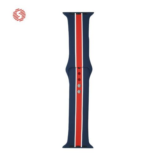 Shengone Stripe Soft Silicone Sport Band For Watch Series 5 4 40mm 44mm Striated Rubber Strap Replacement 3 2 1 38mm 42mm