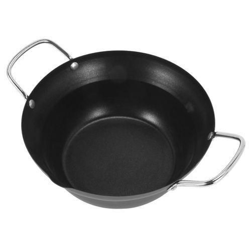 20cm Easy Pour Non Stick Coating Tempura Fryer Pot Mini Deep Fry Pan