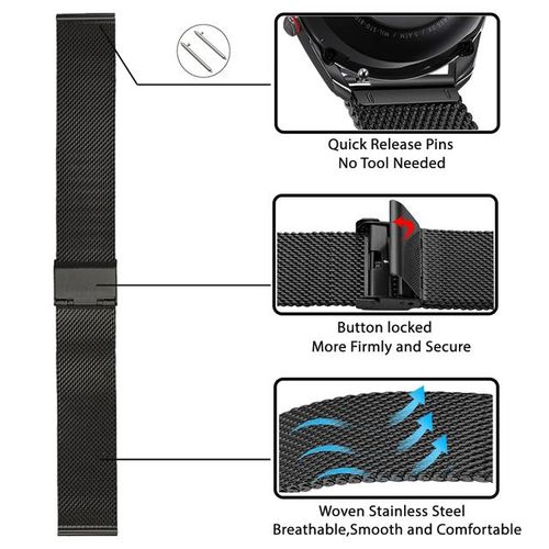Metal Strap For Watch Gt3 Se Accessories Stainless Steel Bracelet For Watch Gt 2/3 42mm 46mm Watchband