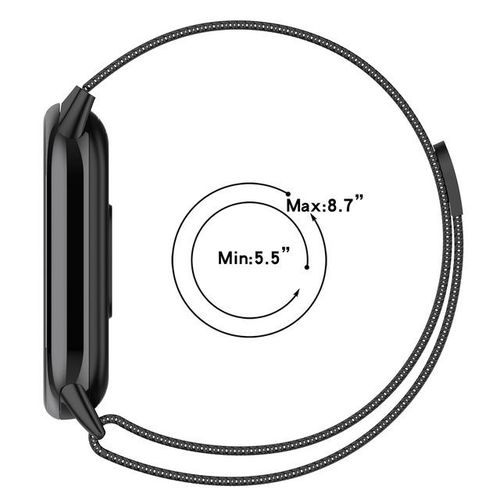 Milanese Loop Bracelet For Mi Band 8 Nfc Strap Metal Wristband Miband8 Smartwatch Replacement On Smart Band 8 Accessories
