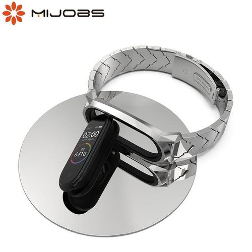 Mi Band 7 Strap For Mi Band 6 5 4 3 Wristband For Mi Band 5 Bracelet Miband 4 Metal Wrist Belt Correa Nfc Global Version