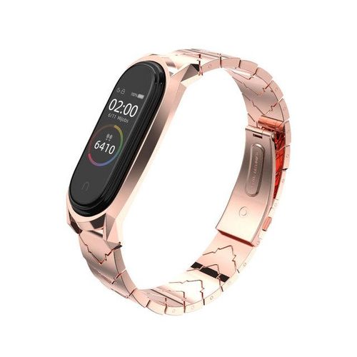 Mi Band 7 Strap For Mi Band 6 5 4 3 Wristband For Mi Band 5 Bracelet Miband 4 Metal Wrist Belt Correa Nfc Global Version
