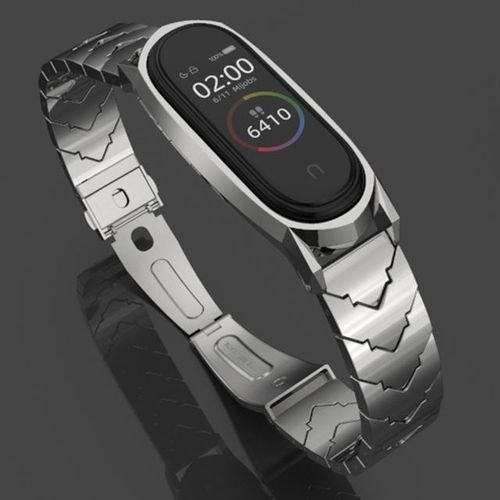 Mi Band 7 Strap For Mi Band 6 5 4 3 Wristband For Mi Band 5 Bracelet Miband 4 Metal Wrist Belt Correa Nfc Global Version