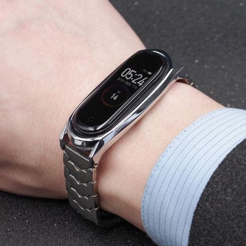 Mi Band 7 Strap For Mi Band 6 5 4 3 Wristband For Mi Band 5 Bracelet Miband 4 Metal Wrist Belt Correa Nfc Global Version