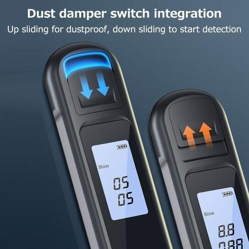 Portable Alcohol Detector Handheld NonContact Breath Blow