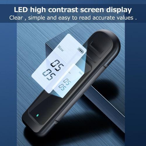 Portable Alcohol Detector Handheld NonContact Breath Blow