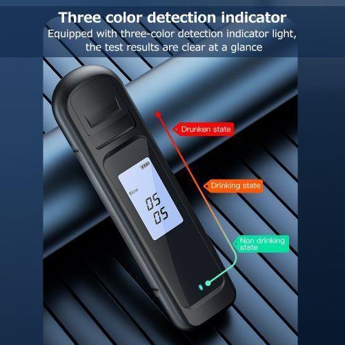 Portable Alcohol Detector Handheld NonContact Breath Blow