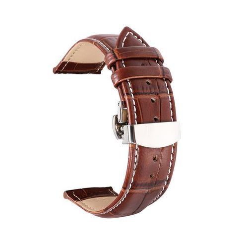 Quick Fit 16-24mm Double-Press Automatic Butterfly Clasp Straps For S3 For Gts 2e Watchband