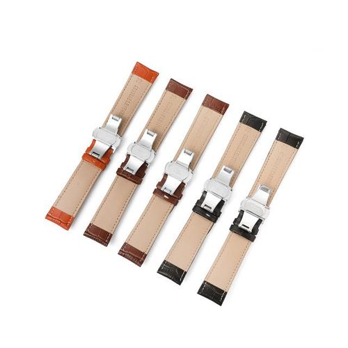 Quick Fit 16-24mm Double-Press Automatic Butterfly Clasp Straps For S3 For Gts 2e Watchband