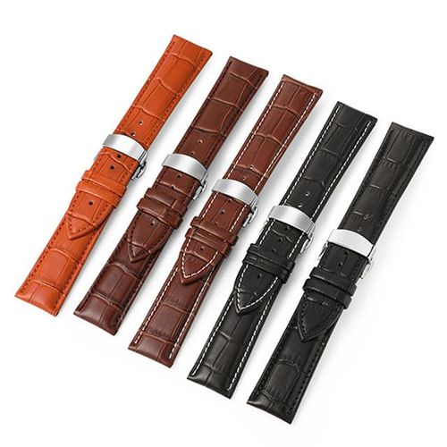 Quick Fit 16-24mm Double-Press Automatic Butterfly Clasp Straps For S3 For Gts 2e Watchband