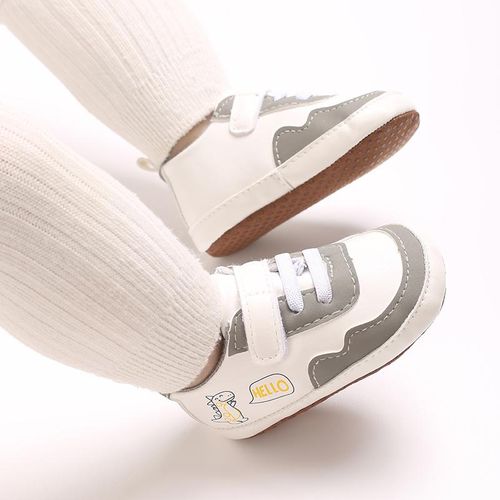 Fashion Baby PU Casual Sneakers Shoes Newborn Baby Cartoon Soft Soled Walking Shoes