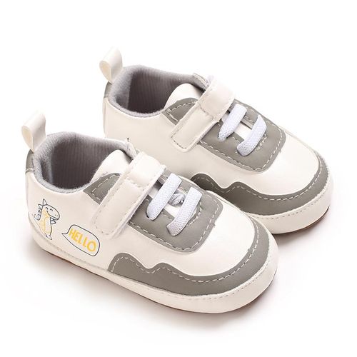 Fashion Baby PU Casual Sneakers Shoes Newborn Baby Cartoon Soft Soled Walking Shoes