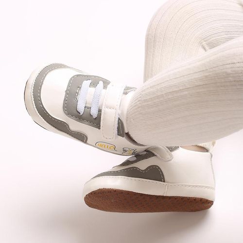 Fashion Baby PU Casual Sneakers Shoes Newborn Baby Cartoon Soft Soled Walking Shoes