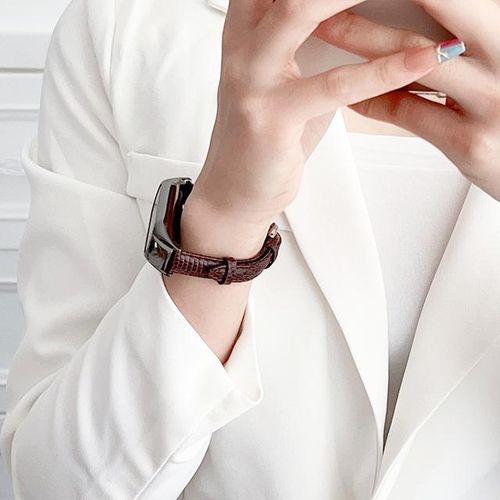 Luxury Genuine Strap For Mi Band 8 7 Pro 6 5 4 3 Smartwatch Metal Case Bracelet For Redmi Band Pro 2 Wrist Band