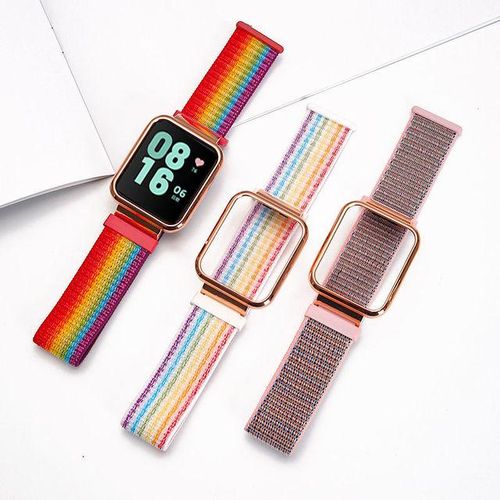 Strap Case Protector For Redmi Watch 3 Active Nylon Bracelet For Mi Watch Lite Wrist Band Redmi Watch 2 Lite Metal Cover Frames