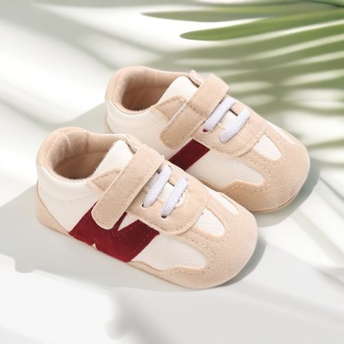 Spring And Autumn 0-1 Year Old Male And Female Baby Shoes Anti Slip Sports White Shoes Walking Shoes