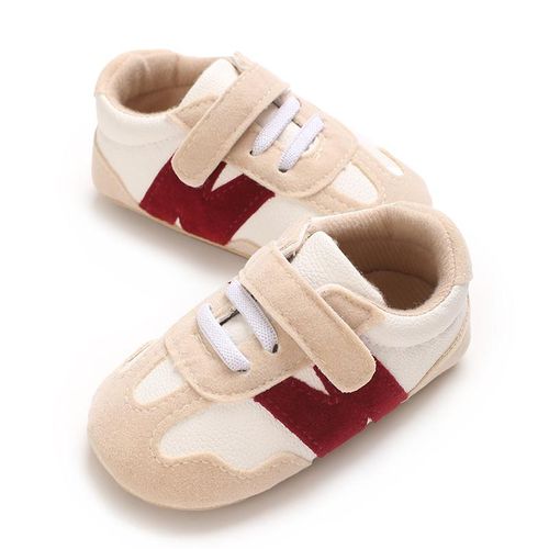 Spring And Autumn 0-1 Year Old Male And Female Baby Shoes Anti Slip Sports White Shoes Walking Shoes