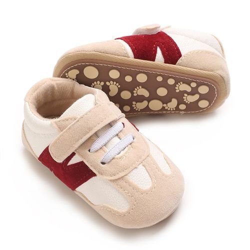 Spring And Autumn 0-1 Year Old Male And Female Baby Shoes Anti Slip Sports White Shoes Walking Shoes