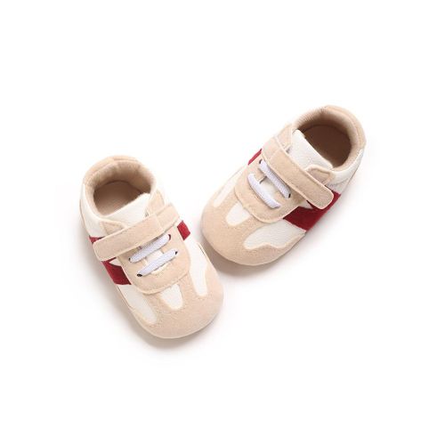 Spring And Autumn 0-1 Year Old Male And Female Baby Shoes Anti Slip Sports White Shoes Walking Shoes