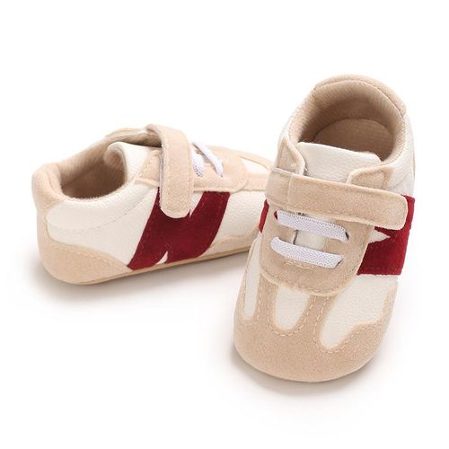 Spring And Autumn 0-1 Year Old Male And Female Baby Shoes Anti Slip Sports White Shoes Walking Shoes