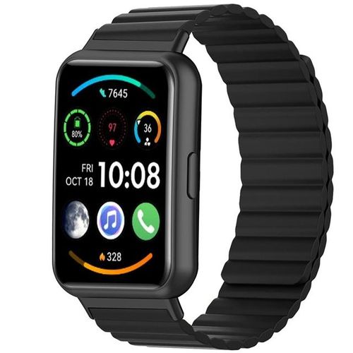 Magnetic Silicone Strap For Watch Fit 2 Smartwatch Band Durable Bracelet Watch Wristband For Band 7 6 6 Pro