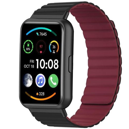 Magnetic Silicone Strap For Watch Fit 2 Smartwatch Band Durable Bracelet Watch Wristband For Band 7 6 6 Pro
