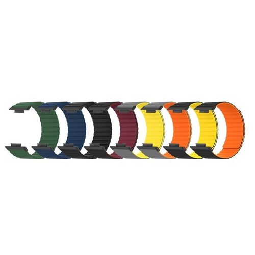 Magnetic Silicone Strap For Watch Fit 2 Smartwatch Band Durable Bracelet Watch Wristband For Band 7 6 6 Pro