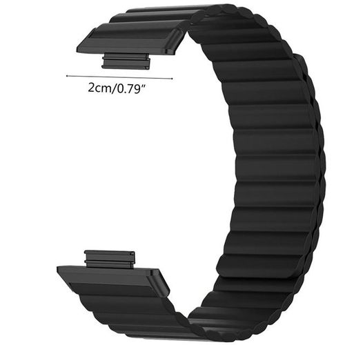 Magnetic Silicone Strap For Watch Fit 2 Smartwatch Band Durable Bracelet Watch Wristband For Band 7 6 6 Pro